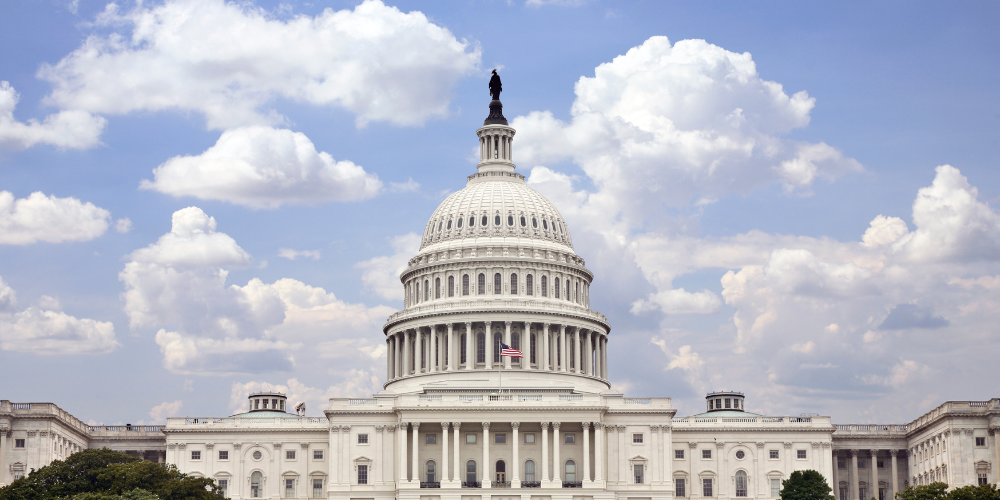 exterior building of U.S. Capitol building